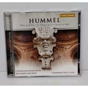 Richard Hickox Hummel Mass 2 in E Flat / Te Deum / Graduale Like New CD Chaconne